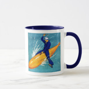 Type de marine sur la tasse de torpille