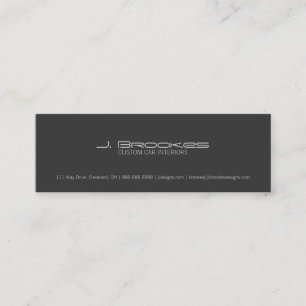 Type de voiture du carte de visite