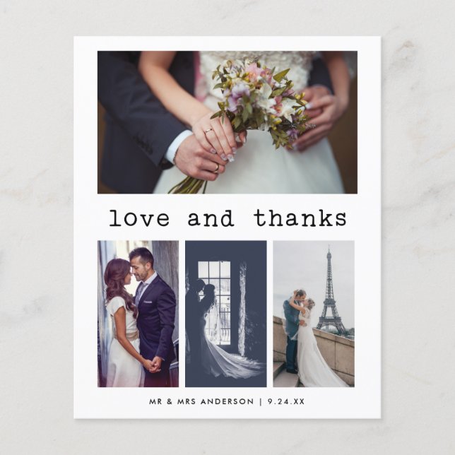 Type Texte BUDGET Mariage 4 Merci photo (Devant)