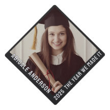 Typographie blanche et photo