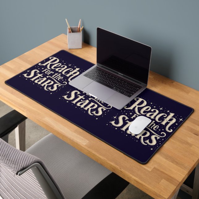 Typographie Céleste « Atteindre les Étoiles » (Bureau 2)