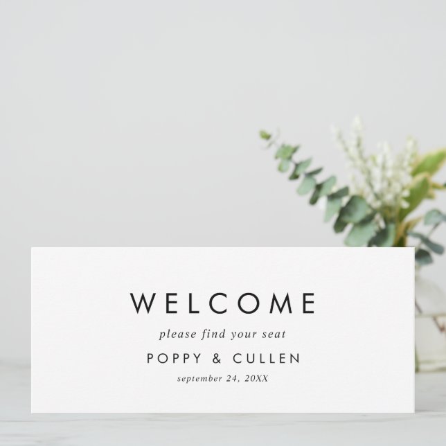 Typographie chic Hangement en-tête de graphique de (Debout devant)