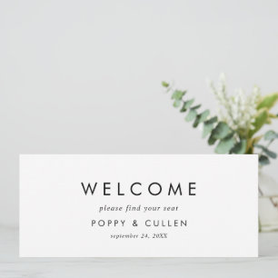 Typographie chic Hangement en-tête de graphique de