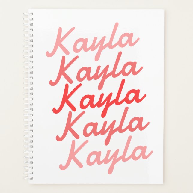 Typographie Cool moderne simple Nom (Devant)