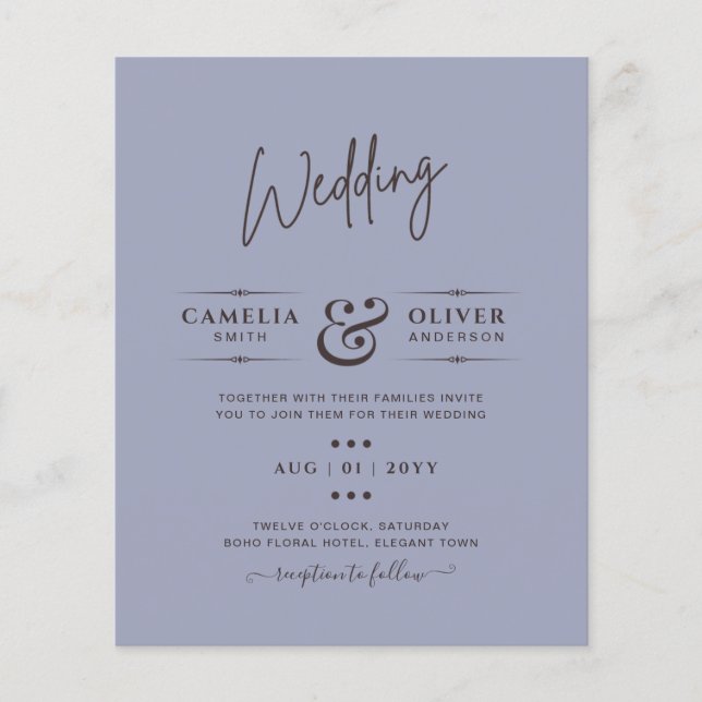 Typographie couleur monochrome budget uniquement (Devant)
