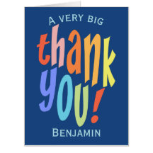 Typographie couleur très grand Merci