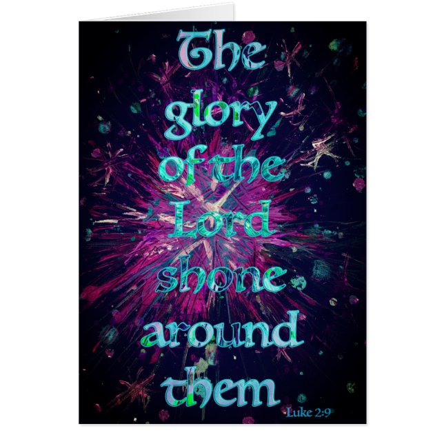 typographie de citation de la bible de Noël (Devant)