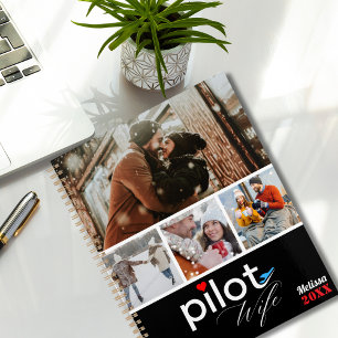 Typographie de femme de pilote & Avion, Photo mini