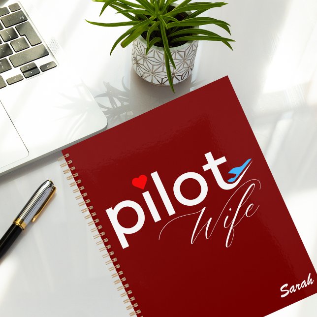 Typographie de femme de pilote & Avion Simple,Mini (Créateur téléchargé)