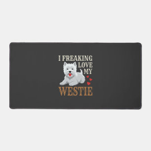 Typographie de l'amour du chien Westie