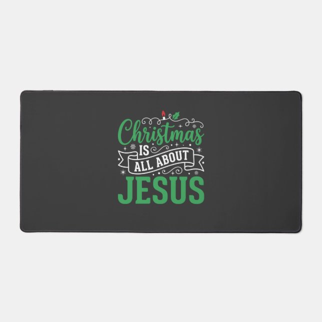 Typographie de Noël, tout est question de Jésus (Recto)