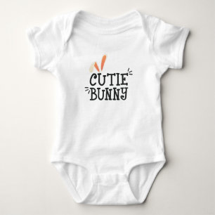 Typographie de Pâques de Bunny Cutie Simple   Body