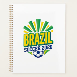 Typographie de pays gras de football 2026 Brésil