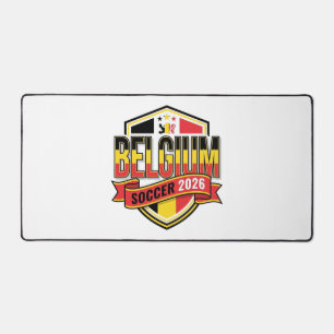 Typographie de pays gras football Belgique 2026