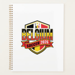 Typographie de pays gras football Belgique 2026
