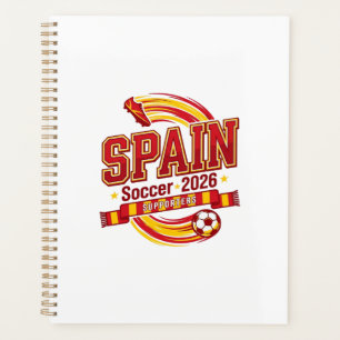 Typographie de pays gras Football Espagne 2026 F