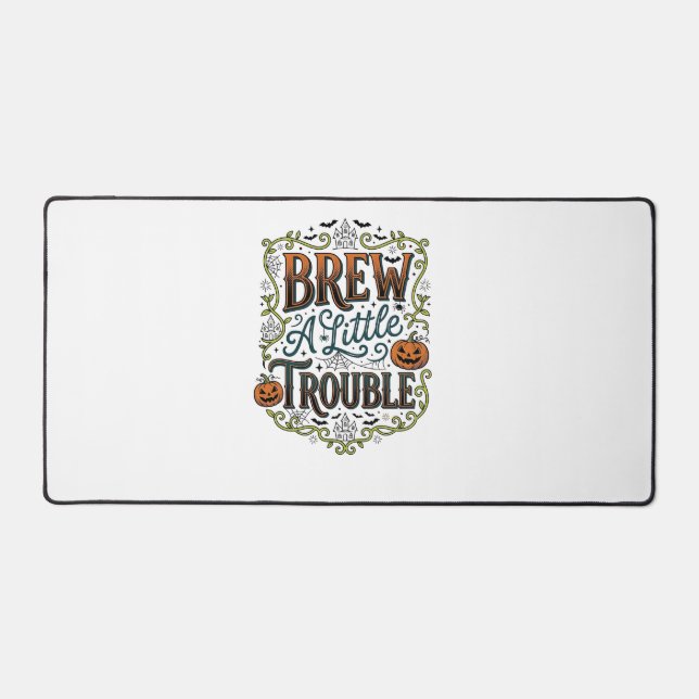 Typographie de sorcière d'Halloween Brasse Un Peu  (Recto)