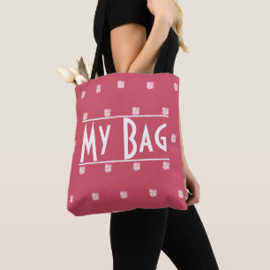 Typographie du devis de mon sac Pink Floral Aquare