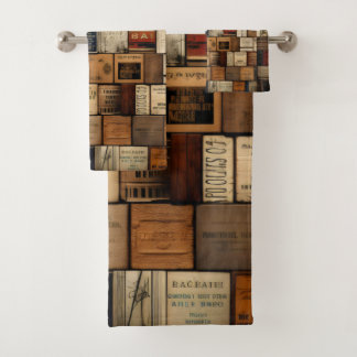 Typographie en bois et collage d'art 2
