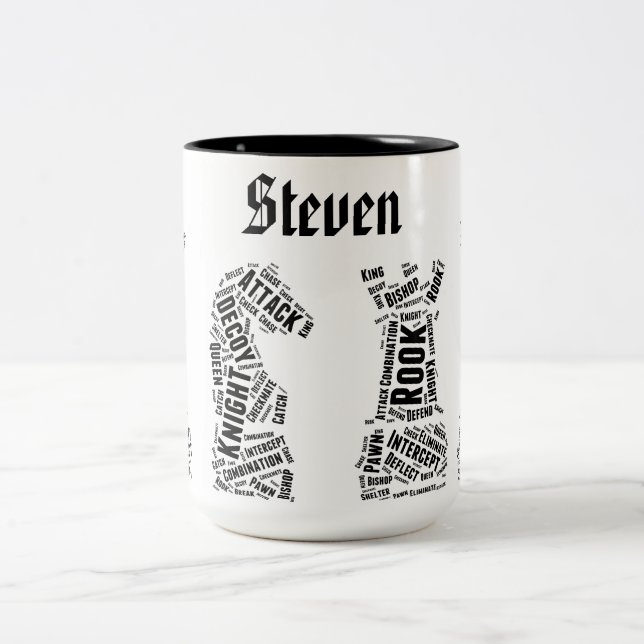 Typographie faite sur commande de tasse (Centre)