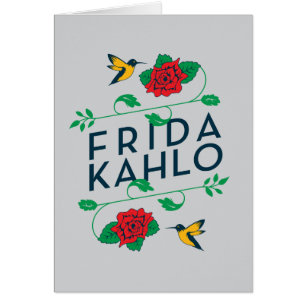 Typographie florale de Frida Kahlo  
