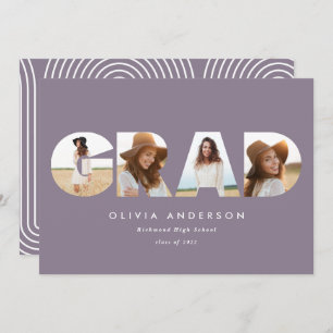 Typographie géométrique moderne graduation multiph