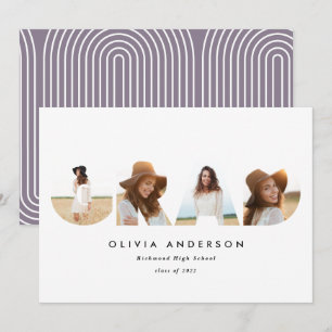 Typographie géométrique moderne graduation multiph