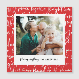 Typographie graphique audacieuse moderne noël phot