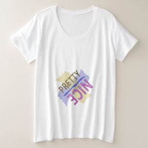 Typographie jolie rose Brown bleu