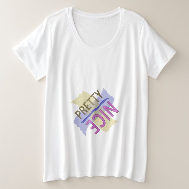 Typographie jolie rose Brown bleu (Design devant)