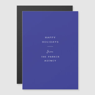 Typographie minimale Carte de vacances d'entrepr