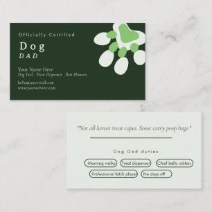 Typographie minimale Carte de visite mignonne pa