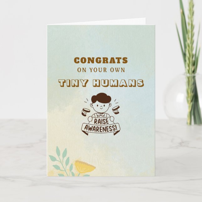 Typographie minimale Carte de vœux esthétique | él (Devant)