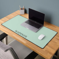 Typographie minimaliste personnalisée Solide vert