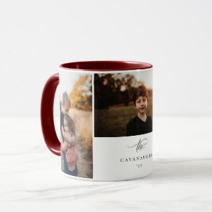 Typographie moderne 3 Photo Collage Mug