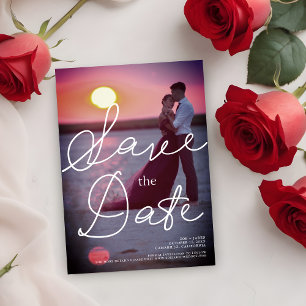 Typographie moderne avec Romantic Couple Picture