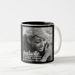 Typographie moderne Classe Black White de Mug 2022