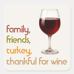 Typographie moderne de Thanksgiving Autocollant