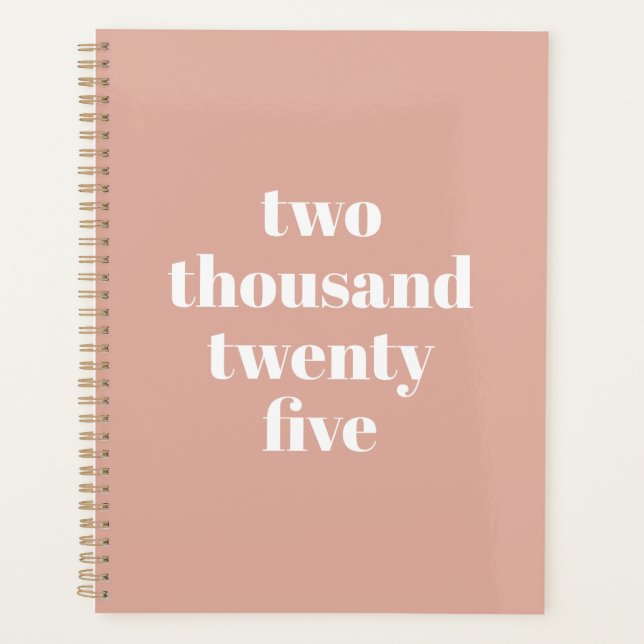 Typographie moderne dusté rose personnalisé texte  (Devant)