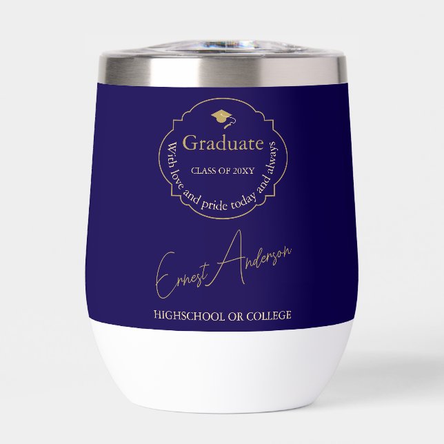 Typographie Moderne Élégant Diplômé Gradué (Avant)