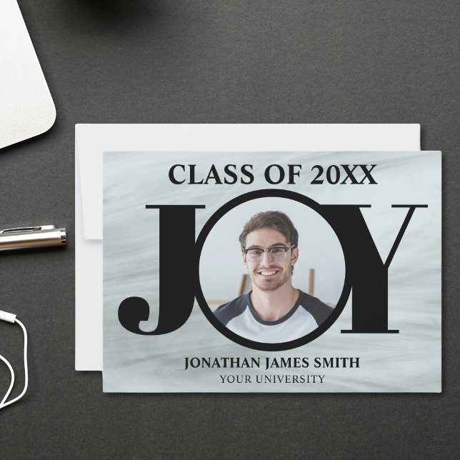 Typographie moderne Faire-part d'obtention d'un di (Créateur téléchargé)