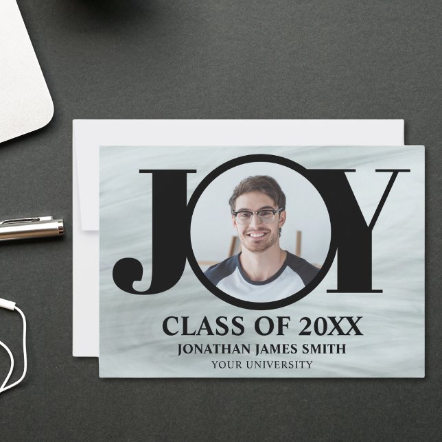 Typographie moderne Faire-part d'obtention d'un di (Créateur téléchargé)