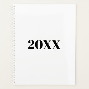 Typographie moderne minimaliste noir blanc personn