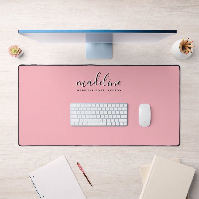 Typographie moderne Monogramme gris (Bureau 1)