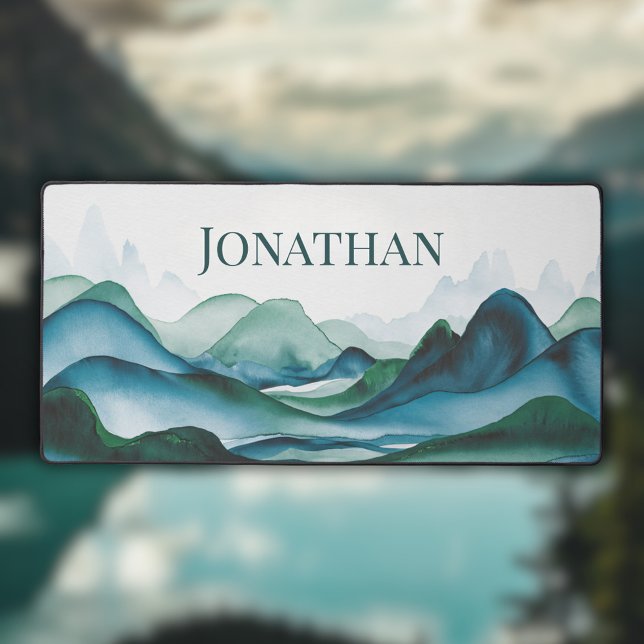 Typographie moderne Paysage d'aquarelle Pittoresqu (Créateur téléchargé)