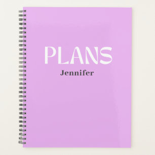 Typographie moderne Personalisé Purple