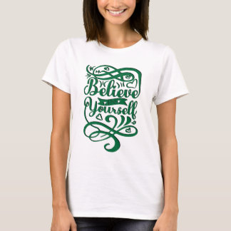 Typographie Motivationnelle T-shirt Design
