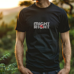 Typographie noir blanc rouge inspirant T-Shirt