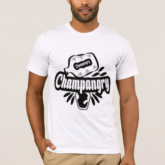Typographie personnalisée Champangry T-Shirt Desig