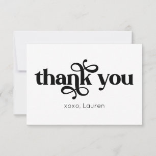 Typographie Personnalisée Merci à Plat